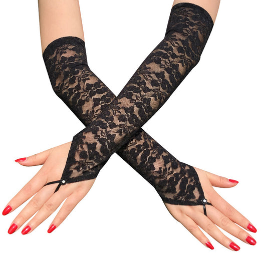 Mitaines Longues Nessa Noires