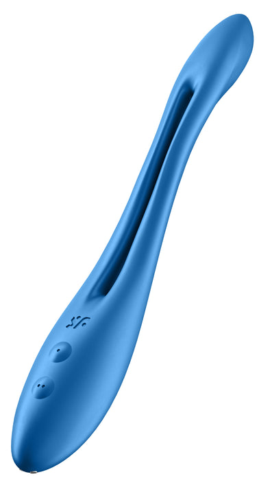 Multi-vibrateur Elastic Game Satisfyer Bleu