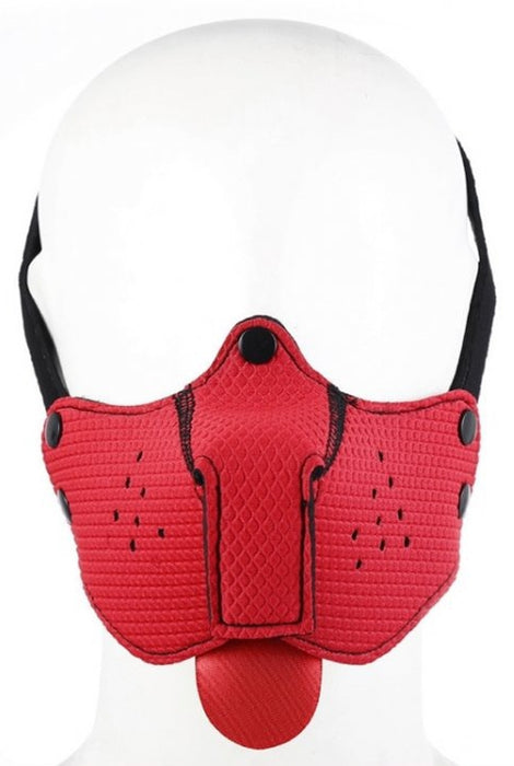 Museau Langue Néoprène Puppy Rouge