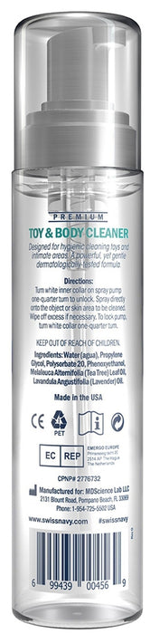 Nettoyant Sextoys mousse Swiss Navy 221ml