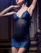 Nuisette dentelle Kimmy - Bleue
