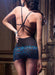 Nuisette dentelle Kimmy - Bleue