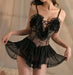 Nuisette en Dentelle Alluring Noire