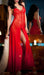 Nuisette longue Erica - Rouge