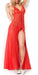 Nuisette longue Erica - Rouge