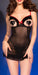 Nuisette Ouverte Elina Noir