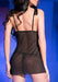 Nuisette ouverte noire