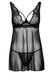 Nuisette String Underwire Sheer Noir