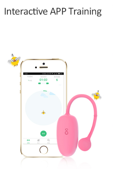 Oeuf vaginal connecté Kegel Coach 6 x 3cm