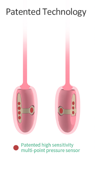 Oeuf vaginal connecté Kegel Coach 6 x 3cm