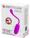 Oeuf vibrant Julius Pretty Love 7.8 x 3.3 cm Violet