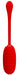 Oeuf Vibrant Kirk 8 x 3.5cm Rouge