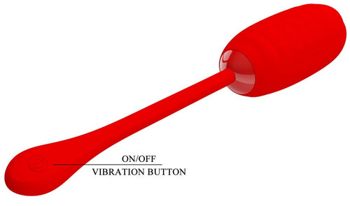 Oeuf Vibrant Kirk 8 x 3.5cm Rouge