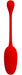 Oeuf Vibrant Knucker 7 x 3.3cm Rouge