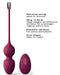 Oeuf Vibrant Love Balls Dorcel 9 x 3.5cm Mauve