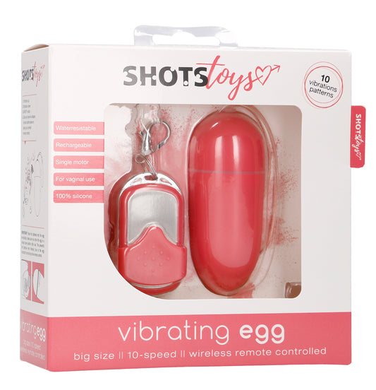 Oeuf vibrant sans fil SPLASH 8 x 3.4 cm Rose
