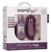 Oeuf vibrant sans fil Splash 8 x 3.4 cm Violet