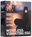 Oeuf vibrant sans fil Vibe Egg 8 x 3.4cm Noir