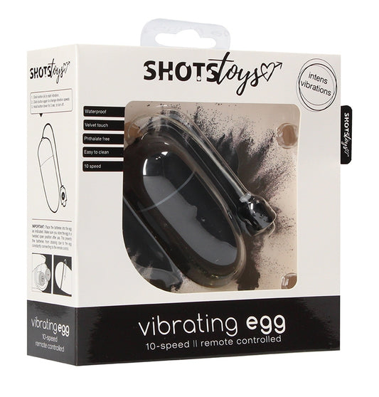 Oeuf vibrant sans fil Vibrating Egg 8 x 3.5cm Noir
