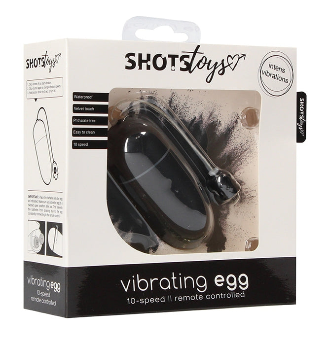 Oeuf vibrant sans fil Vibrating Egg 8 x 3.5cm Noir