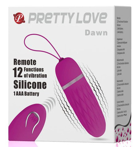 Oeuf Vibrant sans fil violet Dawn - 8.5 x 2.8 cm