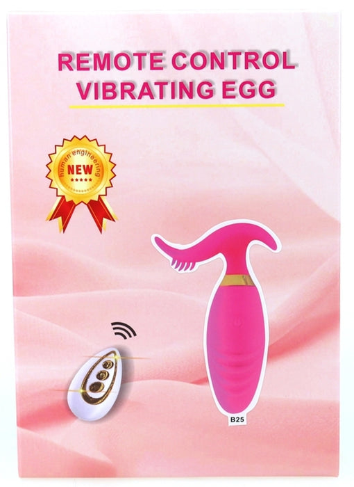 Oeuf vibrant Wavy Sex 8.5 x 3cm Rose