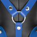 Ours en cuir Bendy The Bdsm Teddy Bear Bleu
