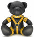Ours en cuir Bendy The Bdsm Teddy Bear Jaune