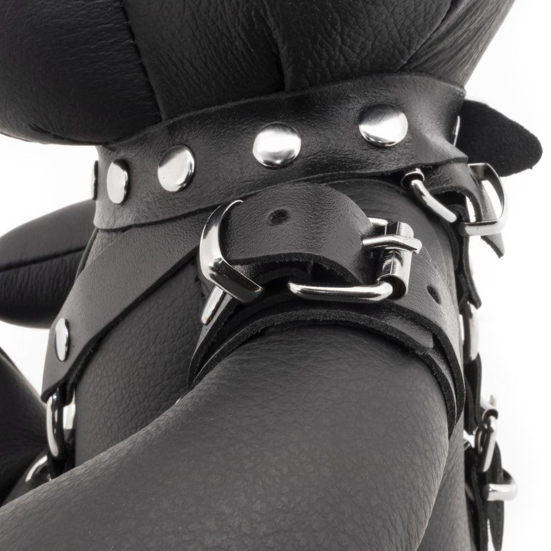 Ours en cuir Bendy The Bdsm Teddy Bear Noir