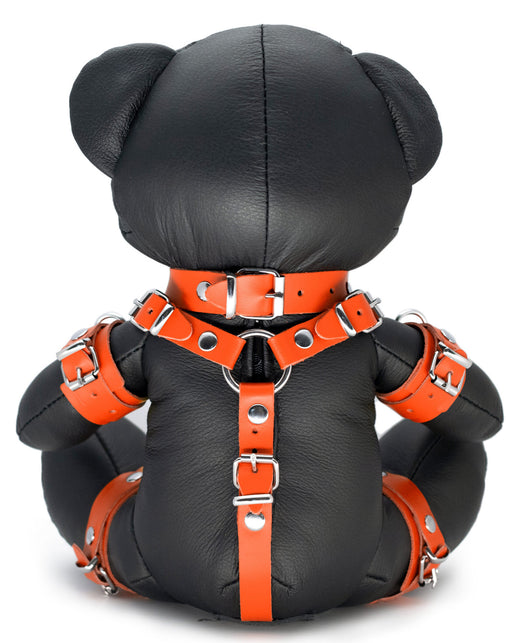Ours en cuir Bendy The Bdsm Teddy Bear Orange