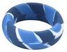 Pack 3 Cockrings Silimix Bleus