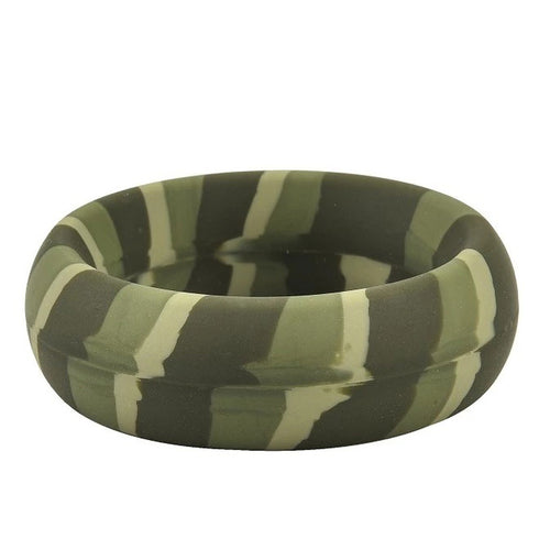 Pack 3 Cockrings Silimix Vert Army