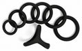 Pack 7 Cockrings Full Erect Noirs
