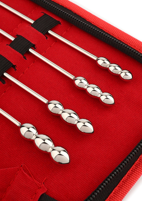 Pack 8 Tiges d'urètre Beadund 23 cm - Diamètre 7 à 14mm