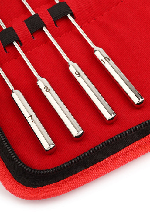 Pack 8 Tiges d'urètre Beadund 23 cm - Diamètre 7 à 14mm