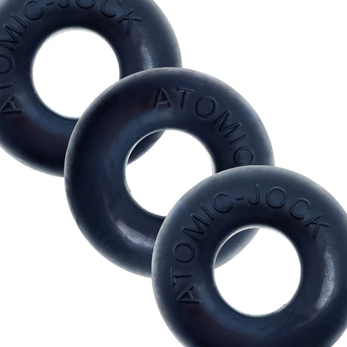 Pack de 3 Cockrings Do-Nut 1 20 mm Noirs