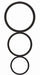 Pack de 3 cockrings en silicone Flat Cocks