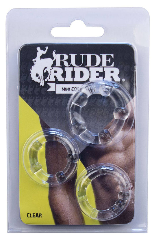 Pack de 3 mini cockirngs souples transparents