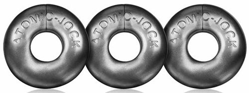 Pack de 3 mini cockrings Oxballs Gris