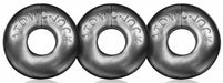 Pack de 3 mini cockrings Oxballs Gris