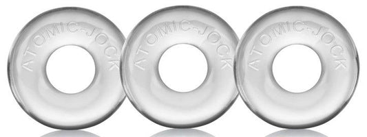 Pack de 3 mini cockrings Oxballs transparents