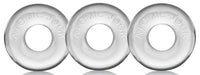 Pack de 3 mini cockrings Oxballs transparents