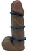 Pack de 3 mini cockrings souples bleus