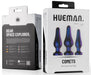 Pack de 3 plugs silicone Comets Hueman