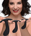 Pack de 3 plugs Trainer Silicone Dark Delights Noirs