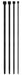 Pack de 4 tiges pour urètre Sounding Dilator 34cm - Diamètres de 3.5 à 7.5mm