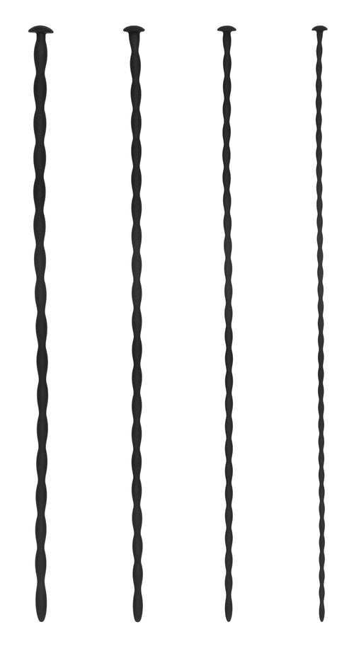 Pack de 4 tiges pour urètre Spiral Screw 30 cm - Diamètres de 3 à 6mm