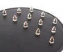 Paddle avec pointes métal 30 x 15cm Noir