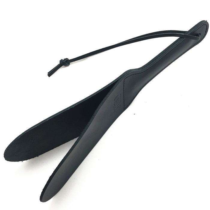 Paddle en cuir double - 31cm X 7cm