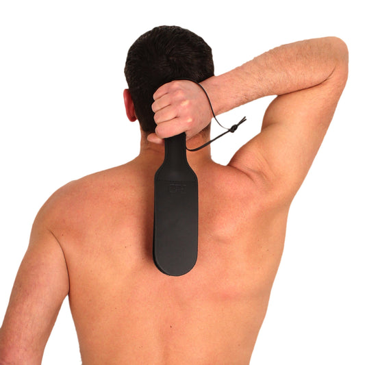 Paddle en cuir double - 31cm X 7cm